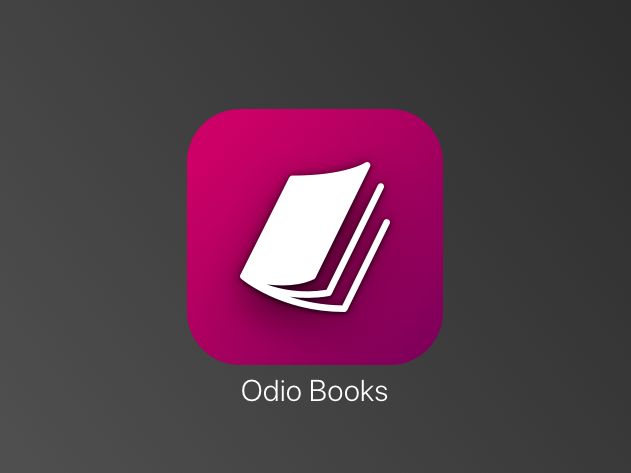 Odio books finished app icon example